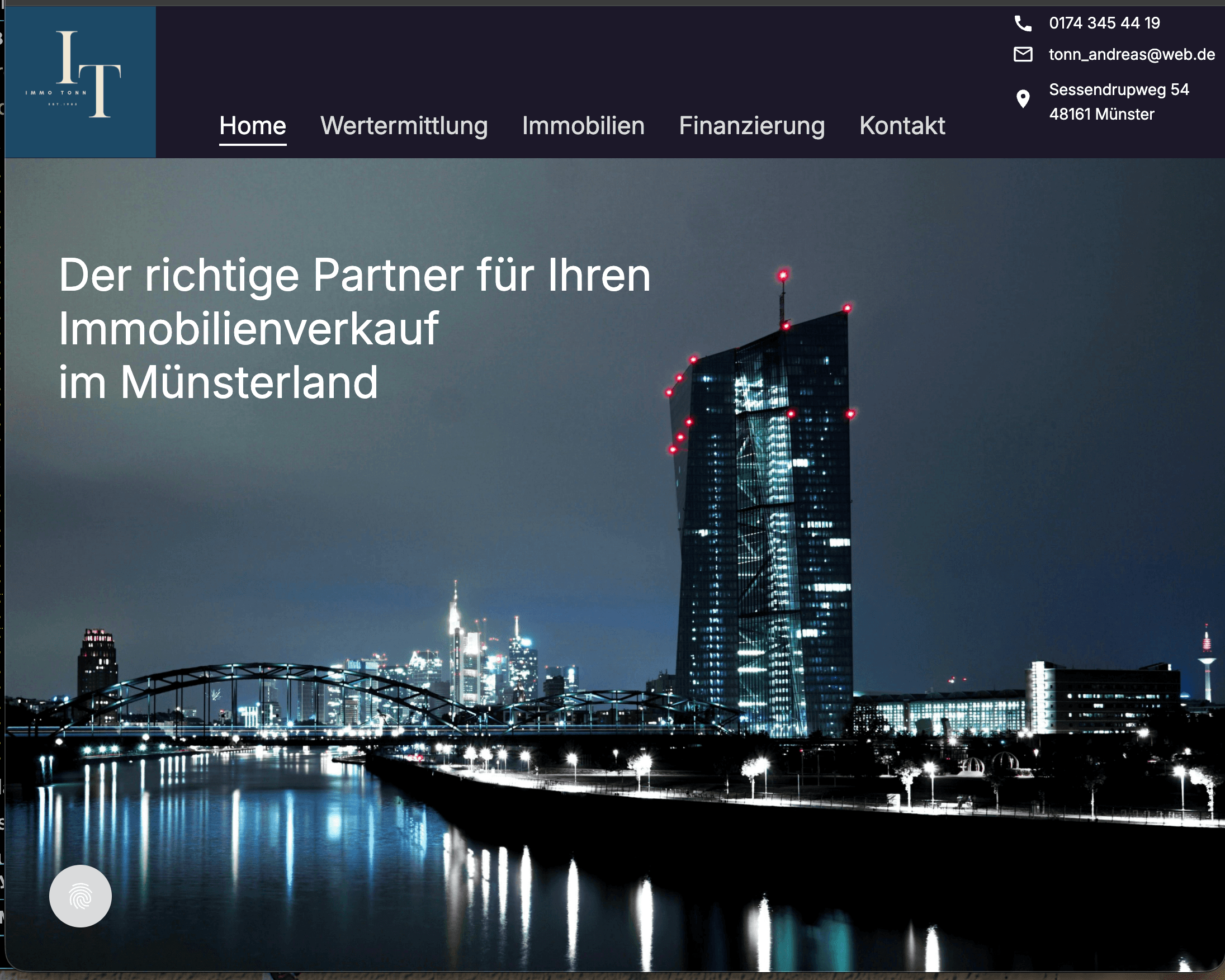 Immo Tonn Website Projekt