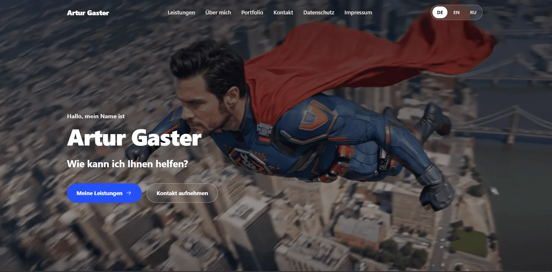 Website für Einzelunternehmer Website Projekt